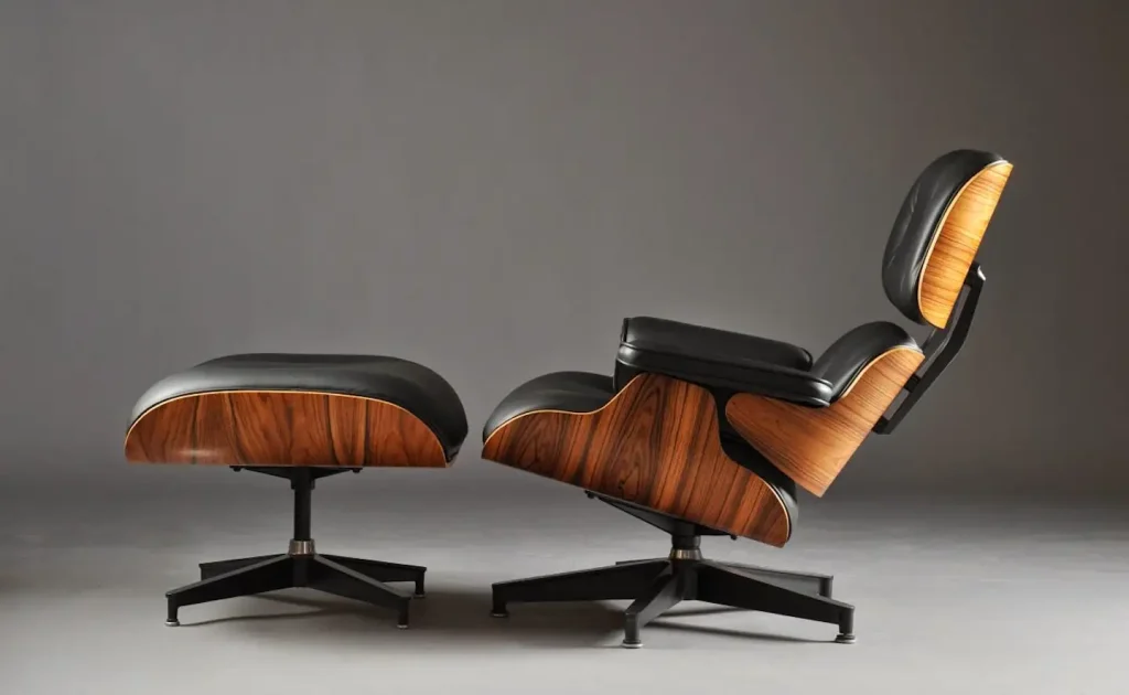 Eames chair and ottoman